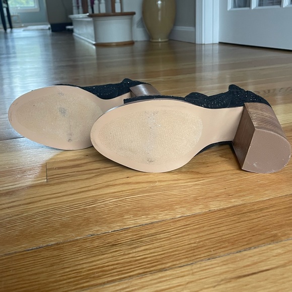 Sparkly Peep Toe Booties - Picture 5 of 7